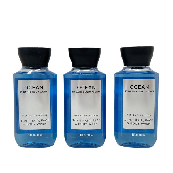 Ocean Set of 3 Shower Gel - Travel Size