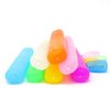 Honbay 7PCS Plastic Dust-Proof Toothbrush Case Holder for Daily and Travel Use - 5 Toothbrush Head Covers as Gift, Random colors