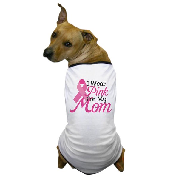 CafePress Pink for Mom Dog T Shirt Dog T-Shirt, Pet Clothing, Funny Dog Costume