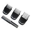 3 Piece Set (9mm 12mm 16mm) Haircut Blade Guards for Philips Norelco Multigroom MG5740 MG5750 MG5760 MG7710 MG7715 MG7720, with Small Beard Comb Black by YTXXDEUS