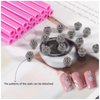DANNEASY Nail Art Stamp Pen Set (15PCS), 3s Quick DIY Nail Design Tools with Unique Patterns - Easy to Use, Flower Nail Stamper Pen, Nail Art Pen for DIY Salon Nails Supplies