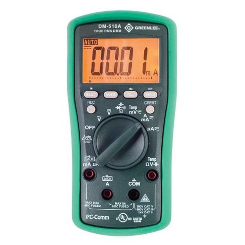 Greenlee DM-510A True RMS Professional Plant Digital Multimeter