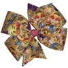 Emoji Pinwheel Hair Bow 4"
