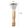 Hair Brush Cleaner 4PCS Hair Comb Cleaner Mini Removable Home Travel Salon Rake with Metal Wire Portable Comb Brush Wooden Handle Cleaning Tools