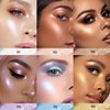 KYDA Glitter Powder Highlighter Makeup, Face & Body Brush Powder Highlighter, Sparkling Coverage Body Highlighter Makeup, High Glossy Loose Powder Makeup, 04