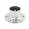 Billet Aluminum 35.5mm Fuel Cell Gas Cap Fuel Surge Tank Cap with 6 Hole Non-vented (Silver)