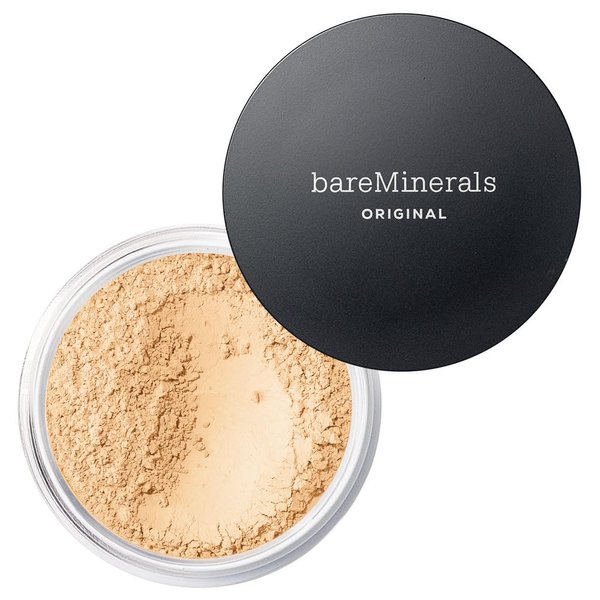 bareMinerals Original Loose Powder Foundation SPF 15, Lightweight Mineral Loose Powder Foundation Makeup, Buildable Coverage, Talc Free, Vegan (Golden Fair 04)