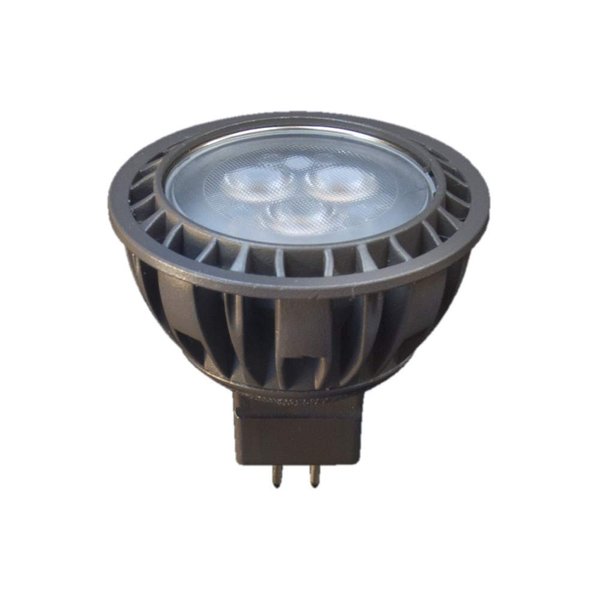 Brilliance MR16 LED 4 Watt, 3000K, 30 DEG, 8-­‐25VAC, Dimmable, 0.6A Max Current