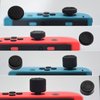ZHI-NYLLDJS FPS Thumb Grips Set for Nintendo Switch/OLED/Lite,for Nintendo Switch Joystick Caps,Silicone Analog Stick Caps for Switch Joycon,Assist Motion Rings,Thumb Grip Caps (Black&Black)