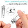 AVERZELLA Nail Clippers Set 20 Pack for Men Women Adult, Individually Wrapped Small Toenail Finger Nail Clippers in Bulk Flat Edge, Manicure Pedicure Set Toe Nail Clippers for Travel Homeless Care