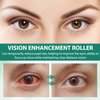 Vision Enhance Massage Roller, Eye Roller to Enhances Visual Clarity, Natural Vision Enhancer Roller, Relieve Eye Strain, Fatigue, and Discomfort 8 ml (3 Pcs)