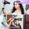 Hair Brush, Boar Bristle Hair Brush Faster Blow Drying, Professional Curved Vent Styling Hair Brushes for Women Men Kids, Paddle Detangler Brush for Wet Dry Curly Thick Thin Hair (Black)