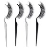 False Eyelashes Display Stick, 6 Pcs 3D Eyelash Extension Try On Sticks False Eyelashes Display Stick Holder Applicator Tool Plant Eyelash Applicator Stick
