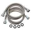 General Electric PM14X10005 Stainless Steel Washing Machine Hoses, 4-Foot (2-pack)