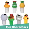 GAME 12429-BB Solar Light-Up Volcano Pool 3-inch Tablet Chlorine Dispenser LED Light Sensor, Expandable Basket Adjustable Flow Rate