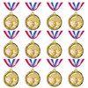 Abaokai 12 Pieces Soccer Medals for Awards for Kids and Adults, Gold Award Medals Set - Metal Olympic Style for Kid’s Sports Soccer Games and Prizes Awards, Party Favors, 2 Inches