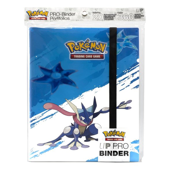 Ultra PRO - Greninja 9-Pocket PRO-Binder for Pokémon, Trading Gaming Card Organizer Accessory Storage