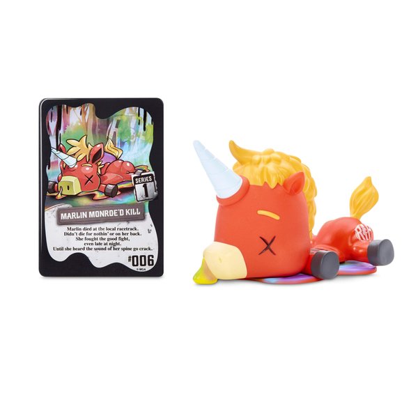 MGA Entertainment R.I.P. Rainbows Inpiece Gnarly, Messed Up, Dead Unicorn Character Marlin Monroe'd Kill