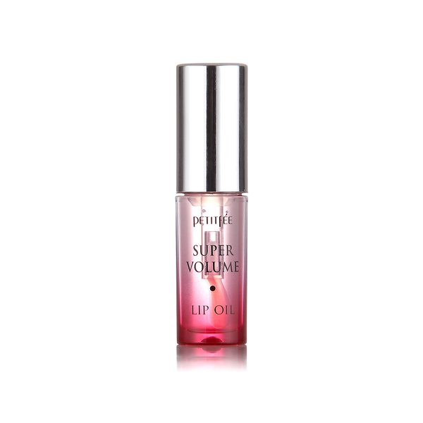 PETITFEE Lip Oil Super Volume | 0.10 Oz | Plumping, Moisturizing, Glass Lips, Plump Lip Oil with Herbal Ingredients, Revitalizing, Volumizing, Nourishing Lips, Non-sticky, Non-artificial Colors