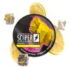 Scooper Energy Iced Tea Lemon | Extra Strong 80mg Caffeine | Energy Pouches Sugarfree | 12 Pouches