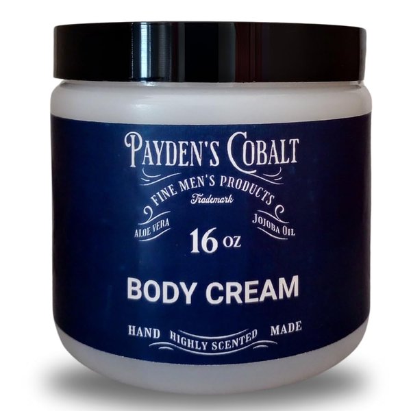 Payden's Cobalt Chocolate Temptation For Men Scented Body Cream, 16 Oz
