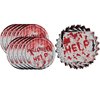 Halloween Bloody Party Supplies, Halloween Party Plates and Napkins, 20 Plates and 20 Napkins, Halloween Scary Hand Print Party Decorations