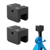 Kutyun Jack Stand Pads, Floor Jack Adapter, Weld Side Frame Rail Protector, Universal 3.0 Tons Rubber Jack Pad Protects Battery and Chassis (2 Pack)
