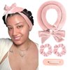 YANIBEST Heatless Curl Overnight, No Damage Hair Curler to Sleep in, Satin Heatless Curling Set with Hair Scrunchies Clip, for All Hair types