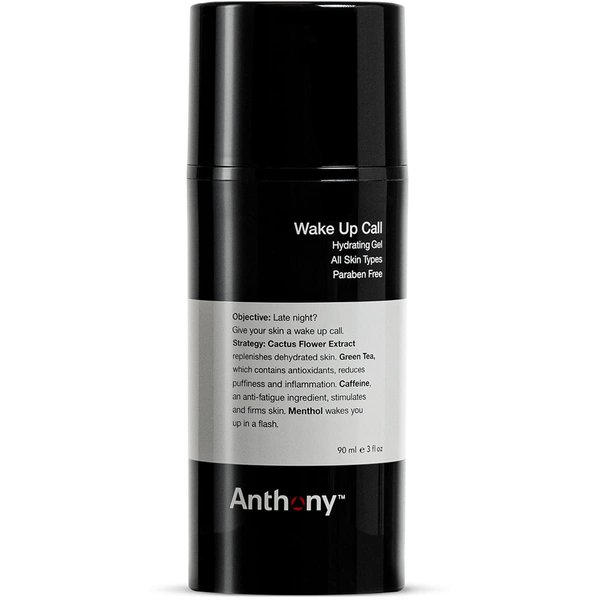 Anthony Wake Up Call, 3 Fl Oz, Face and Anti-Puffiness – Tired Skin Refresher & Moisturizer with Caffeine, Menthol, Green Tea, and Shea Butter