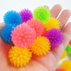 DPWOUM 10Pcs Multicolour Cute Funny Cat Toys Arbutus Ball Stretch Plush Ball Cat Toy Ball Creative Colorful Interactive Cat Soft Spiky Cat Chew Toy Pet Supplies