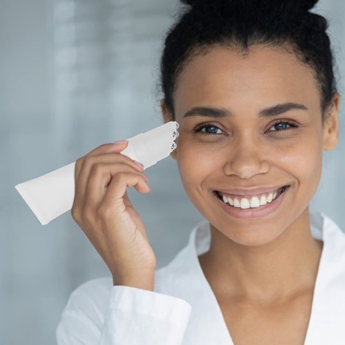 Beaupretty Eye Cream Lotion Applicator Roller: Massage Bottle Refillable Massager Tool for Facial Massage Reduce Puffiness