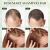 Hotiary Rosemary Hair Growth Shampoo Bar, Prevent Hair Loss Deep Cleansing Rosemary Shampoo Bar for Fine & Oilly Hair & Scalp with Castor Oil, 0 Silicone Oil (Rosemary 3.4 oz)