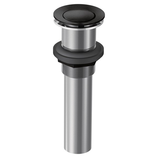 Moen 140780BL Bathroom Vessel Sink Pop-Up Drain Assembly, Matte Black
