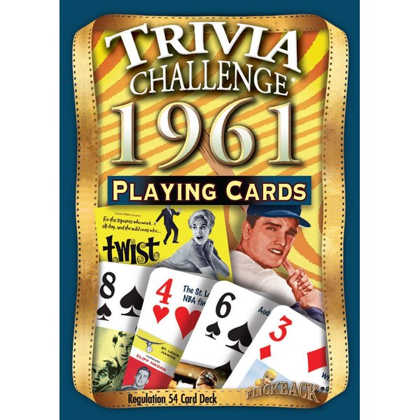 Flickback 1961 Trivia Playing Cards