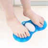 Yosoo Health Gear Shower Foot Scrubber Massager, Blue Silicone Foot Massage Cleaner Bath Shower Foot Massage Mat Pad with Pumice Scrub Stone Bathing Aid Foot Massage Exfoliating Foot Cleaner