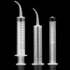50 Pack 12ml Dental Syringe with Curved Tip for Oral Dental Care, Lab, Feed Small Pet