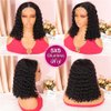 Ailwelia Deep Wave Bob Wig Human Hair 200% Density 5x5 Hd Lace Closure Wigs Human Hair Bob Wigs For Black Women Human Hair Wear And Go Glueless Wigs Curly Bob Wig Human Hair Wig Deep Wave Wig 14 Inch