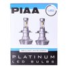 Piaa 26-17313 White H13 Platinum LED Bulb Kit, 4000 lm (25W - 2 Yr Warranty 6000K 9008)