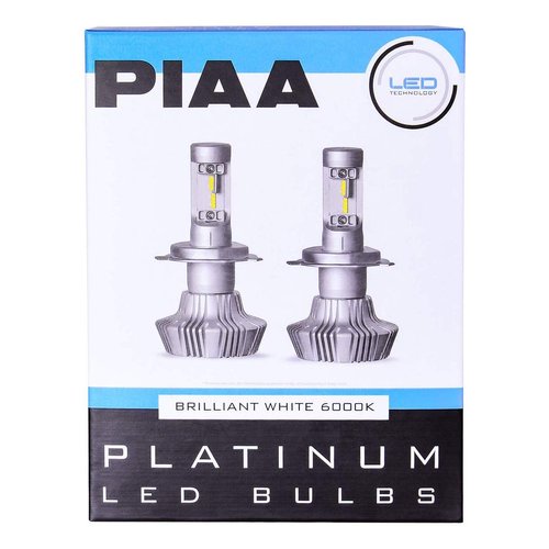 Piaa 26-17313 White H13 Platinum LED Bulb Kit, 4000 lm (25W - 2 Yr Warranty 6000K 9008)