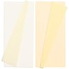 Lia Griffith Double Sided Crepe Paper Folds Roll, 6.7-Square Feet, White & Vanilla, Vanilla & Chiffon, 6 Sq Ft