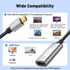 UANTIN Mini DisplayPort to HDMI Adapter | 4K High-Speed Thunderbolt 2 (DP) Male to HDMI Female Braided Converter, Mini Display Port Compatible for MacBook Air/Pro, Mac mini, Surface Pro/Dock