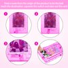 Civaner 10 Pieces Gift Card Puzzle Box Money Maze Gift Holder Plastic Puzzle Card Holder Intellectual Pinball Machine Game Fun Birthday Christmas Party Favors for Teens Adults(Pink)