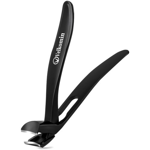 VELKOMIN Angled Head Toenail Clippers for Seniors Toenails - Long-Handled, Ultra-Sharp and Durable Stainless Steel Toenail Cutter Trimmer for Men and Women, 18-Month Replacement Warranty!