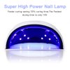 WEVILI UV LED Nail Lamp 72W, Faster Gel Polish Nail Dryer,Professional Gel UV Light for Nails with 3 Timers & Auto Sensor, Gel Polish Light Nail Curing Lamp with LCD Screen for Salon and Home
