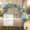 Soonlyn Blue Party Latex Balloons 130 Pcs Baby Blue and Yellow Balloons Garland Arch Kit for Baby Shower Boy Birthday Decorations 18 In 10 In 5 In