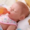 BABESIDE 10 Pcs Baby Doll Diaper Set Include Baby Doll Bottles with Disappearing Milk, Pacifier, Bibs, Diapers, Baby Doll Accessories Set, Pretend Play Feeding Toy for 12-15 Inches Dolls