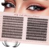 Pretty memory 360Pcs Individual Cluster Lashes 30D+40D Cluster Eyelash Extensions 10-16mm False Mink Eyelashes DIY Lash Extensions(C Curl）