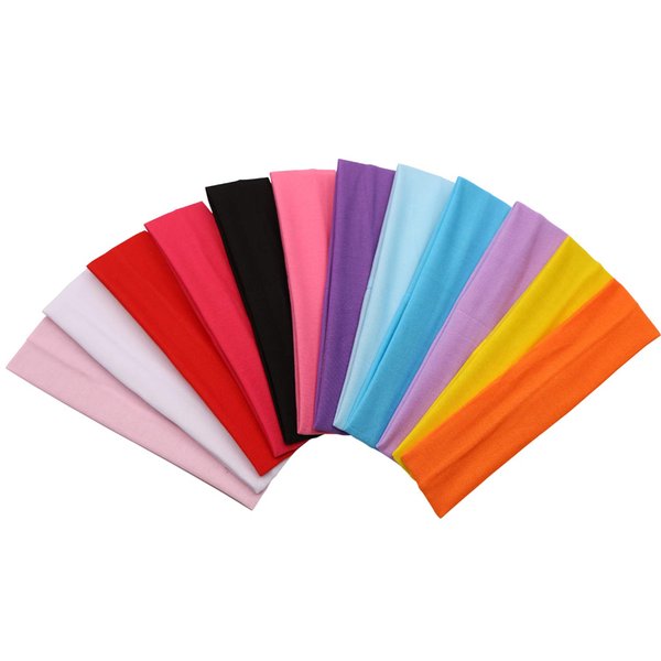 Zapire 12 Packs Soft Stretchy Elastic Headbands - Beauty Head Wraps and Hair Accessories for Women and Girls