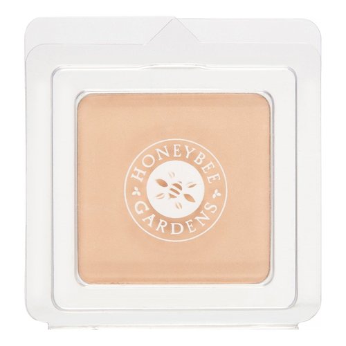 Honeybee Gardens Radiant Skin Pressed Mineral Powder Foundation Refill - Luminous (medium neutral with a hint of warmth), Net Wt. 7.5g/0.26 oz | Vegan, Gluten-Free, Cruelty-Free