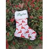 HUAN XUN Custom Holiday Stocking with Children’s Name Xmas Gifts for Boys Vegan